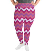 Women's High Waist Plus Size Ripple Mulberry Leggings Tights Exclusive Leggings Plus Size Ripple Tights Womens