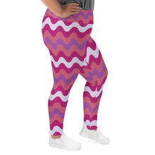 Women's High Waist Plus Size Ripple Mulberry Leggings Tights Exclusive Leggings Plus Size Ripple Tights Womens