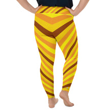 Women's High Waist Plus Size Wave Honey Comb Leggings Tights Exclusive Leggings Plus Size Tights Wave Wavey Wavy Womens