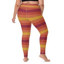 Women's High Waist Plus Size Striped Autumn Leggings Tights Exclusive Leggings Stripe Tights Womens