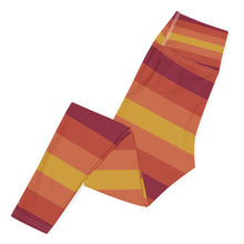 Women's High Waist Plus Size Striped Autumn Leggings Tights Exclusive Leggings Stripe Tights Womens