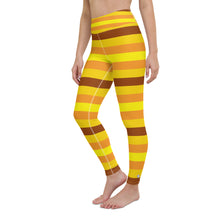Women's High Waist Striped Honey Comb Leggings Tights Exclusive Leggings Spats Striped Tights Womens Yoga Yoga Pants