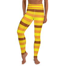 Women's High Waist Striped Honey Comb Leggings Tights Exclusive Leggings Spats Striped Tights Womens Yoga Yoga Pants