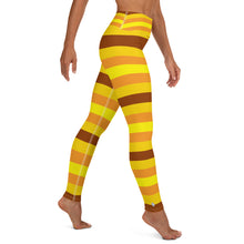 Women's High Waist Striped Honey Comb Leggings Tights Exclusive Leggings Spats Striped Tights Womens Yoga Yoga Pants