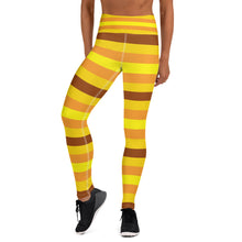 Women's High Waist Striped Honey Comb Leggings Tights Exclusive Leggings Spats Striped Tights Womens Yoga Yoga Pants