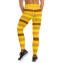 Women's High Waist Striped Honey Comb Leggings Tights Exclusive Leggings Spats Striped Tights Womens Yoga Yoga Pants