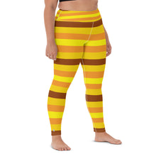 Women's High Waist Striped Honey Comb Leggings Tights Exclusive Leggings Spats Striped Tights Womens Yoga Yoga Pants