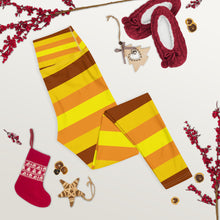 Women's High Waist Striped Honey Comb Leggings Tights Exclusive Leggings Spats Striped Tights Womens Yoga Yoga Pants