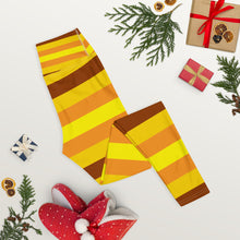 Women's High Waist Striped Honey Comb Leggings Tights Exclusive Leggings Spats Striped Tights Womens Yoga Yoga Pants