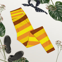 Women's High Waist Striped Honey Comb Leggings Tights Exclusive Leggings Spats Striped Tights Womens Yoga Yoga Pants