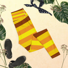 Women's High Waist Striped Honey Comb Leggings Tights Exclusive Leggings Spats Striped Tights Womens Yoga Yoga Pants