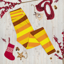 Women's High Waist Striped Honey Comb Leggings Tights Exclusive Leggings Spats Striped Tights Womens Yoga Yoga Pants