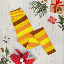 Women's High Waist Striped Honey Comb Leggings Tights Exclusive Leggings Spats Striped Tights Womens Yoga Yoga Pants