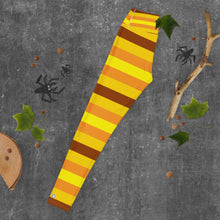 Women's High Waist Striped Honey Comb Leggings Tights Exclusive Leggings Spats Striped Tights Womens Yoga Yoga Pants