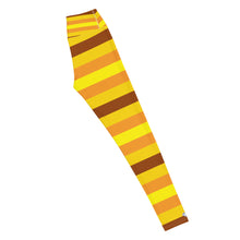 Women's High Waist Striped Honey Comb Leggings Tights Exclusive Leggings Spats Striped Tights Womens Yoga Yoga Pants