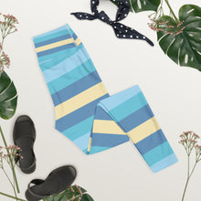 Women's High Waist Striped Jersey Shore Leggings Tights Exclusive Leggings Spats Stripe Tights Womens