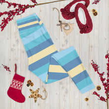 Women's High Waist Striped Jersey Shore Leggings Tights Exclusive Leggings Spats Stripe Tights Womens