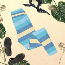 Women's High Waist Striped Jersey Shore Leggings Tights Exclusive Leggings Spats Stripe Tights Womens