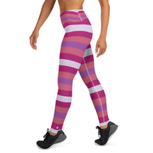 Women's High Waist Striped Mulberry Leggings Tights Exclusive Leggings Spats Stripe Tights Womens
