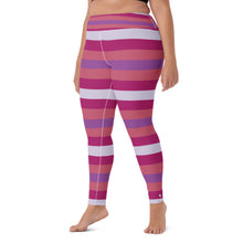 Women's High Waist Striped Mulberry Leggings Tights Exclusive Leggings Spats Stripe Tights Womens