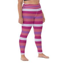 Women's High Waist Striped Mulberry Leggings Tights Exclusive Leggings Spats Stripe Tights Womens