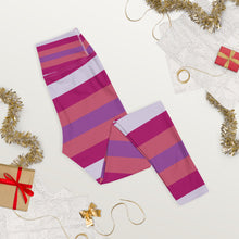 Women's High Waist Striped Mulberry Leggings Tights Exclusive Leggings Spats Stripe Tights Womens