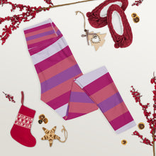 Women's High Waist Striped Mulberry Leggings Tights Exclusive Leggings Spats Stripe Tights Womens