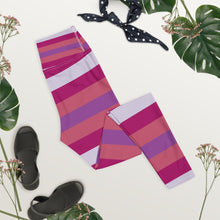 Women's High Waist Striped Mulberry Leggings Tights Exclusive Leggings Spats Stripe Tights Womens