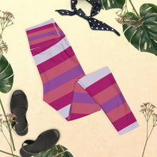 Women's High Waist Striped Mulberry Leggings Tights Exclusive Leggings Spats Stripe Tights Womens