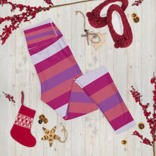 Women's High Waist Striped Mulberry Leggings Tights Exclusive Leggings Spats Stripe Tights Womens