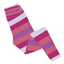 Women's High Waist Striped Mulberry Leggings Tights Exclusive Leggings Spats Stripe Tights Womens