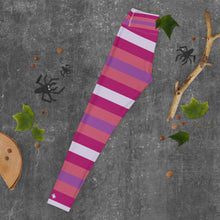 Women's High Waist Striped Mulberry Leggings Tights Exclusive Leggings Spats Stripe Tights Womens