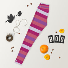 Women's High Waist Striped Mulberry Leggings Tights Exclusive Leggings Spats Stripe Tights Womens