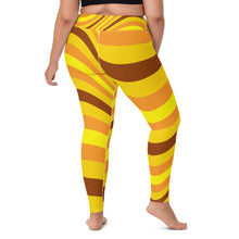 Women's High Waist Wave Honey Comb Leggings Tights Exclusive Leggings Spats Tights Wave Womens