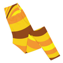 Women's High Waist Wave Honey Comb Leggings Tights Exclusive Leggings Spats Tights Wave Womens