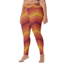 Women's High Waist Zig zag Autumn Leggings Tights Exclusive Leggings Spats Tights Womens Zig zag