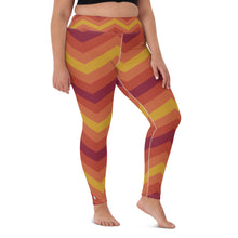Women's High Waist Zig zag Autumn Leggings Tights Exclusive Leggings Spats Tights Womens Zig zag