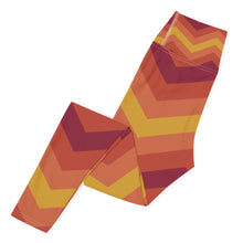 Women's High Waist Zig zag Autumn Leggings Tights Exclusive Leggings Spats Tights Womens Zig zag