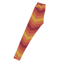 Women's High Waist Zig zag Autumn Leggings Tights Exclusive Leggings Spats Tights Womens Zig zag