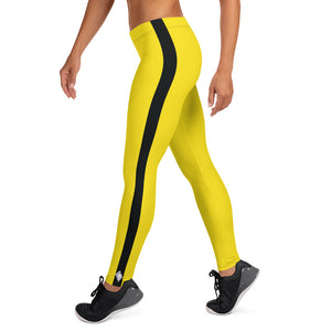 Women's Bruce Lee Inspired Yoga Pants: Perfect for Kill Bill Fans and Jiu Jitsu Practitioners Athletic Leggings Bruce Lee Costume Exclusive flatlock seams Game of Death gym leggings Halloween high-waisted fit Kill Bill Leggings moisture-wicking fabric Running Spats Tights women's workout pants Womens