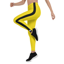 Women's Bruce Lee Inspired Yoga Pants: Perfect for Kill Bill Fans and Jiu Jitsu Practitioners Athletic Leggings Bruce Lee Costume Exclusive flatlock seams Game of Death gym leggings Halloween high-waisted fit Kill Bill Leggings moisture-wicking fabric Running Spats Tights women's workout pants Womens