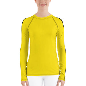 Women's Bruce Lee Game of Death and Kill Bill Inspired Long Sleeve Rash Guard: Perfect for BJJ, MMA, and Other Training Activities Bruce Lee Costume Exclusive Game of Death Halloween Kill Bill Long Sleeve Rash Guard Tights Womens