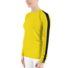 Women's Bruce Lee Game of Death and Kill Bill Inspired Long Sleeve Rash Guard: Perfect for BJJ, MMA, and Other Training Activities Bruce Lee Costume Exclusive Game of Death Halloween Kill Bill Long Sleeve Rash Guard Tights Womens