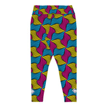 Women's Plus Size High Waist Ankara Wax Print Leggings for Jiu-Jitsu 001 African Print Ankara Exclusive Leggings Plus Size Spats Tights Womens