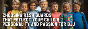 Choosing Rash Guards that Reflect Your Child's Personality and Passion for BJJ