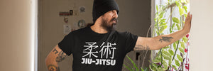 Lifestyle Photography | Men's Fitted Short Sleeve T-Shirt for Jiu-Jitsu Training and Conditioning