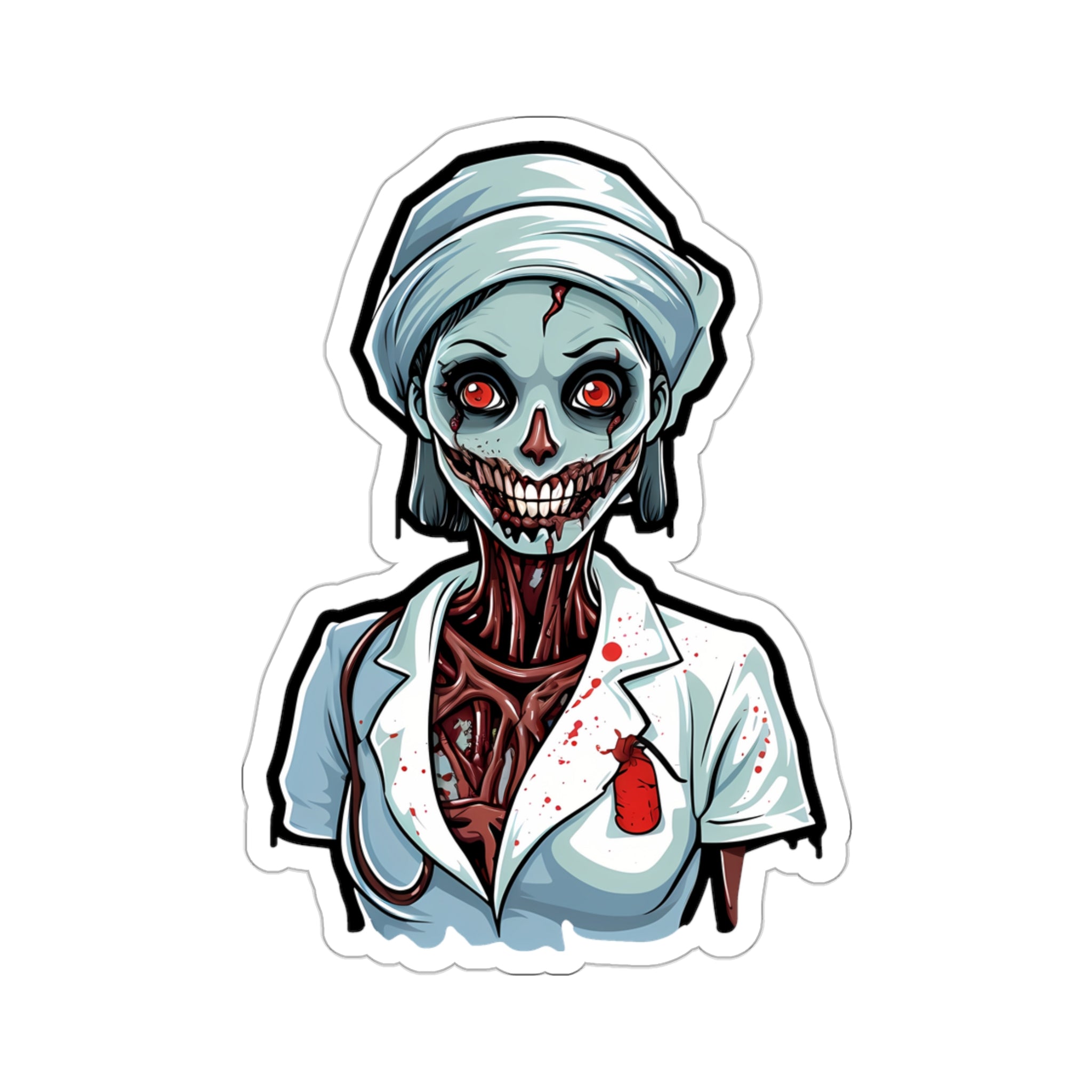 Spooky Nurse Decal