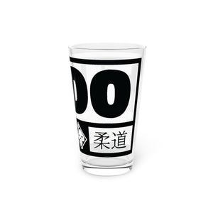 Judo Excellence: Raise the Bar with Martial Arts-Inspired Pint Glass, 16oz