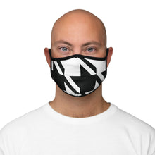 Men's Houndstooth Fitted Polyester Face Mask Accessories Assembled in the USA Assembled in USA Exclusive Face mask Face Masks facemask Houndstooth Made in the USA Made in USA Masks Sublimation Unisex