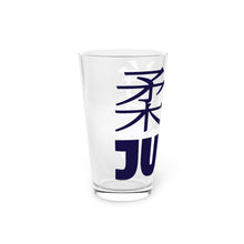 Martial Elegance: Judo Juggernaut Collectible Pint Glass for Enthusiasts, 16oz